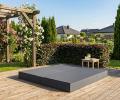 Rozkladacia pohovka AVIO GARDEN TMAVO ŠEDÁ vodeodoná 200x200