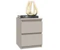 Nočný stolík MALWA M2 s 2 zásuvkami KAŠMIER
