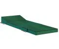 Rozkladacia záhradná pohovka SUZI GARDEN ZELENÁ vodeodolná 70x200 výška 9 cm
