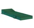 Rozkladacia záhradná pohovka SUZI GARDEN ZELENÁ vodeodolná 70x200 výška 14 cm
