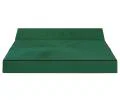 Rozkladacia záhradná pohovka SUZI GARDEN ZELENÁ vodeodolná 120x200 výška 14 cm