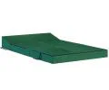 Rozkladacia záhradná pohovka SUZI GARDEN ZELENÁ vodeodolná 120x200 výška 14 cm
