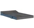 Rozkladacia záhradná pohovka SUZI GARDEN ŠEDÁ vodeodolná 120x200 výška 14 cm