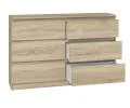 Komoda MALWA M6 120cm SONOMA matná
