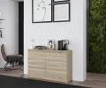 Komoda MALWA M6 120cm SONOMA matná