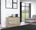 Komoda MALWA M6 120cm SONOMA matná