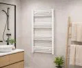 Kúpeľňový radiátor BASIC 500x800mm, 322W - BIELA