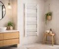 Kúpeľňový radiátor BASIC 500x800mm, 322W - BIELA