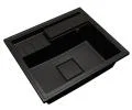 Granitový drez ELITE 6052 ČIERNY S TEXTUROU ŽULY 60 x 52 x 21,5 cm