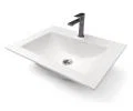 Zápustné granitové umývadlo PRIMO 61 cm, BIELY