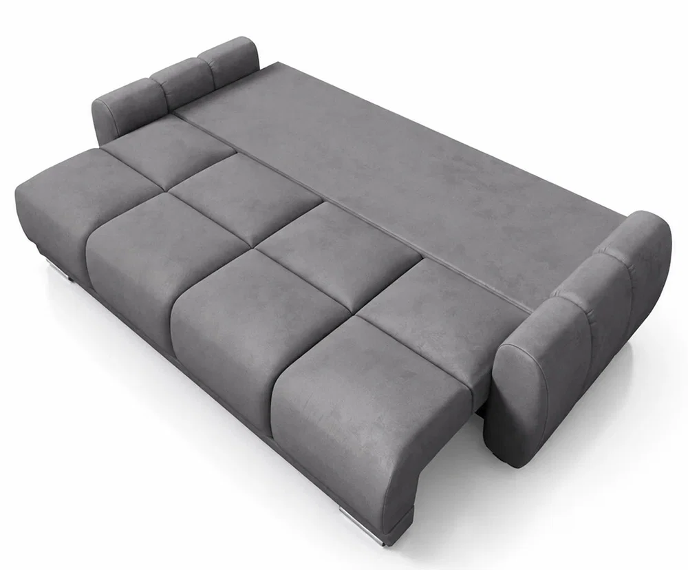 Trojmiestna rozkladacia pohovka s funkciou spania HONEY 3 | 234x97x89cm | MONOLITH GRAFIT
