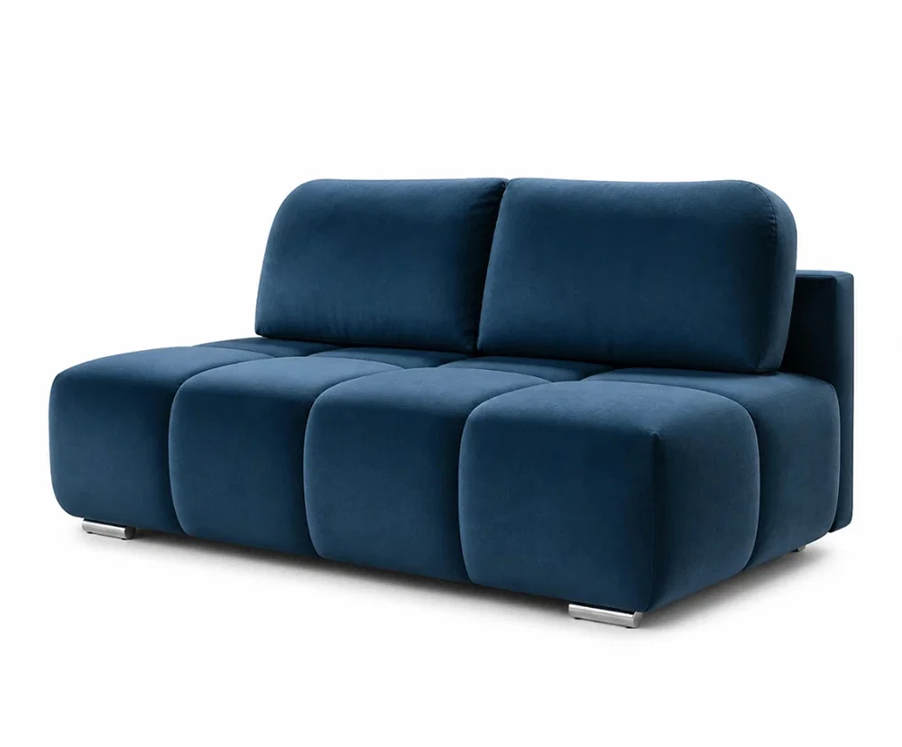 Dvojmiestna rozkladacia pohovka LUCY MINI | 195x104x89cm | MONOLITH MODRÁ