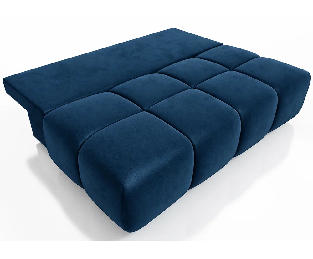 Dvojmiestna rozkladacia pohovka LUCY MINI | 195x104x89cm | MONOLITH MODRÁ