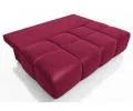 Dvojmiestna rozkladacia pohovka LUCY MINI | 195x104x89cm | MONOLITH VÍNOVÁ
