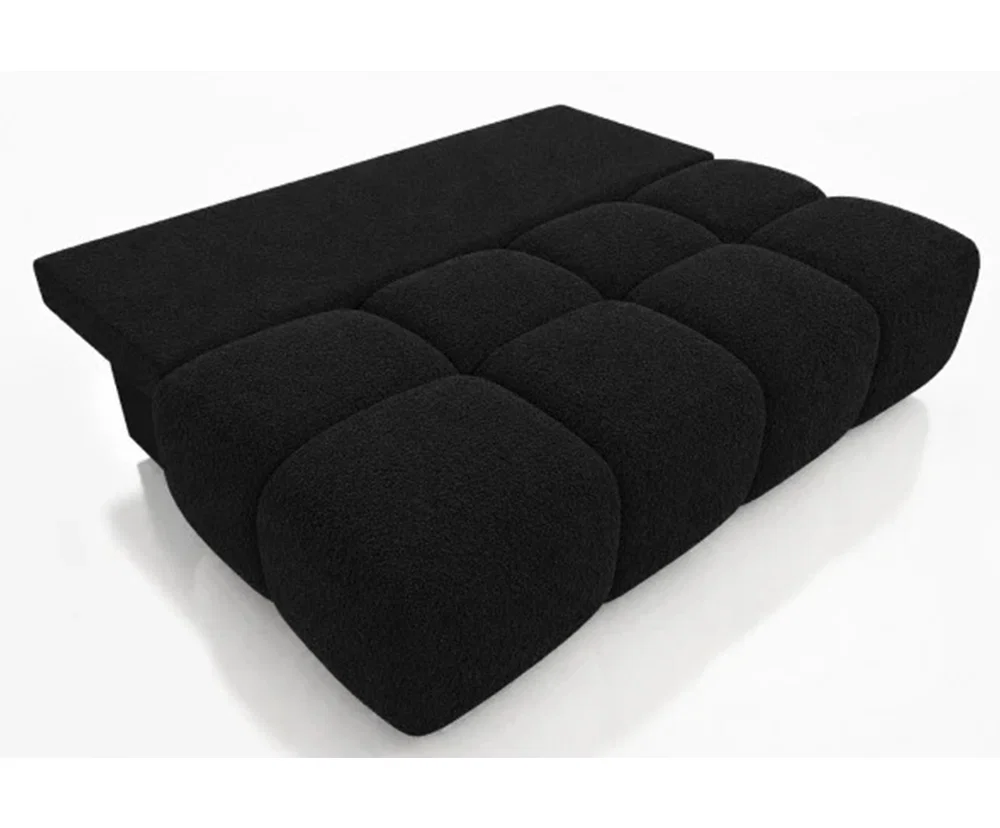 Dvojmiestna rozkladacia pohovka LUCY MINI | 195x104x89cm | CENTAUR ČIERNÁ