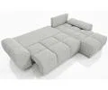 Rohová sedacia súprava LUCY L | 291x183x85cm | CENTAUR SIVÁ
