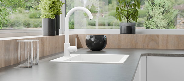 Granitový drez DON + batéria DECO